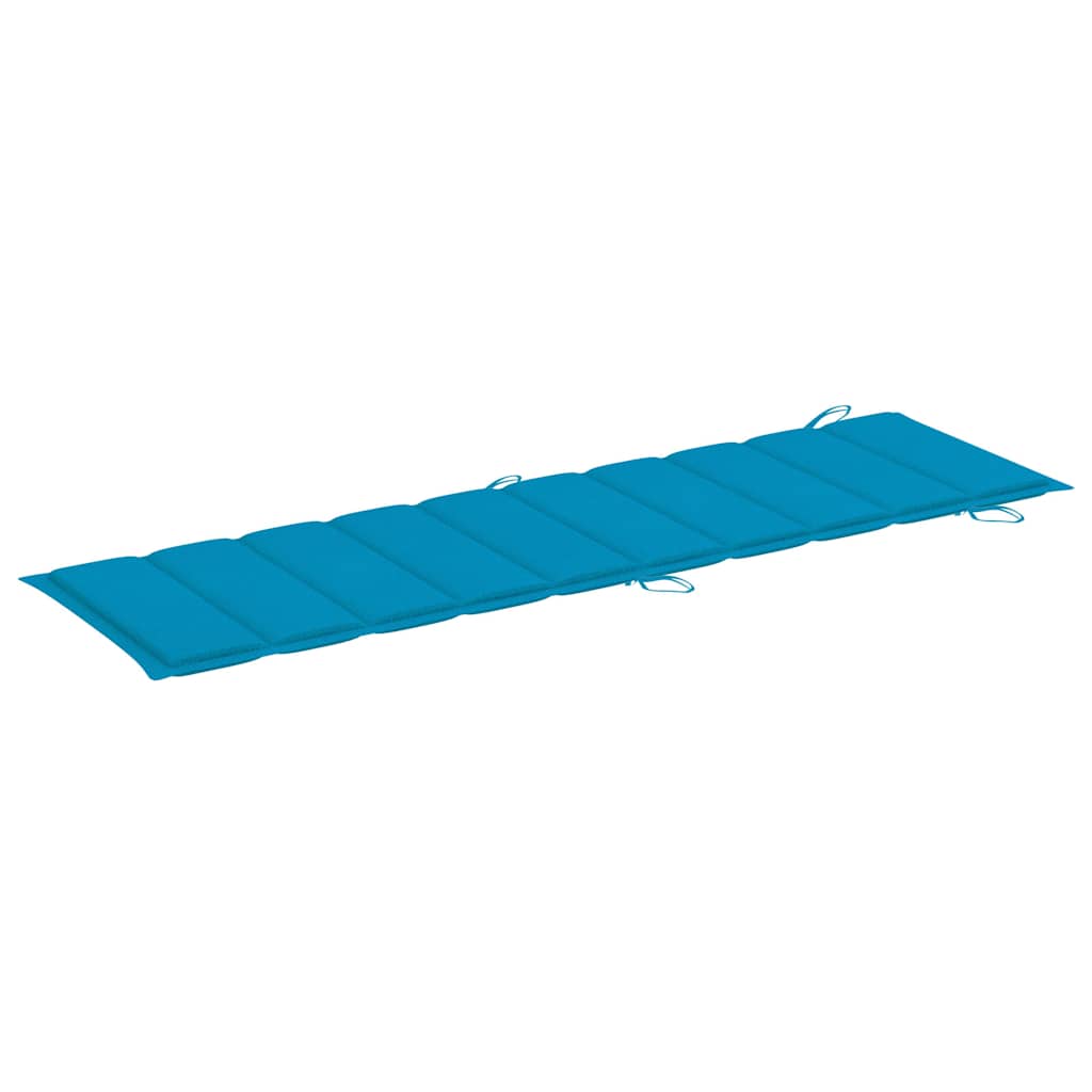 Sun Loungers 2 pcs with Cushions Solid Wood Acacia