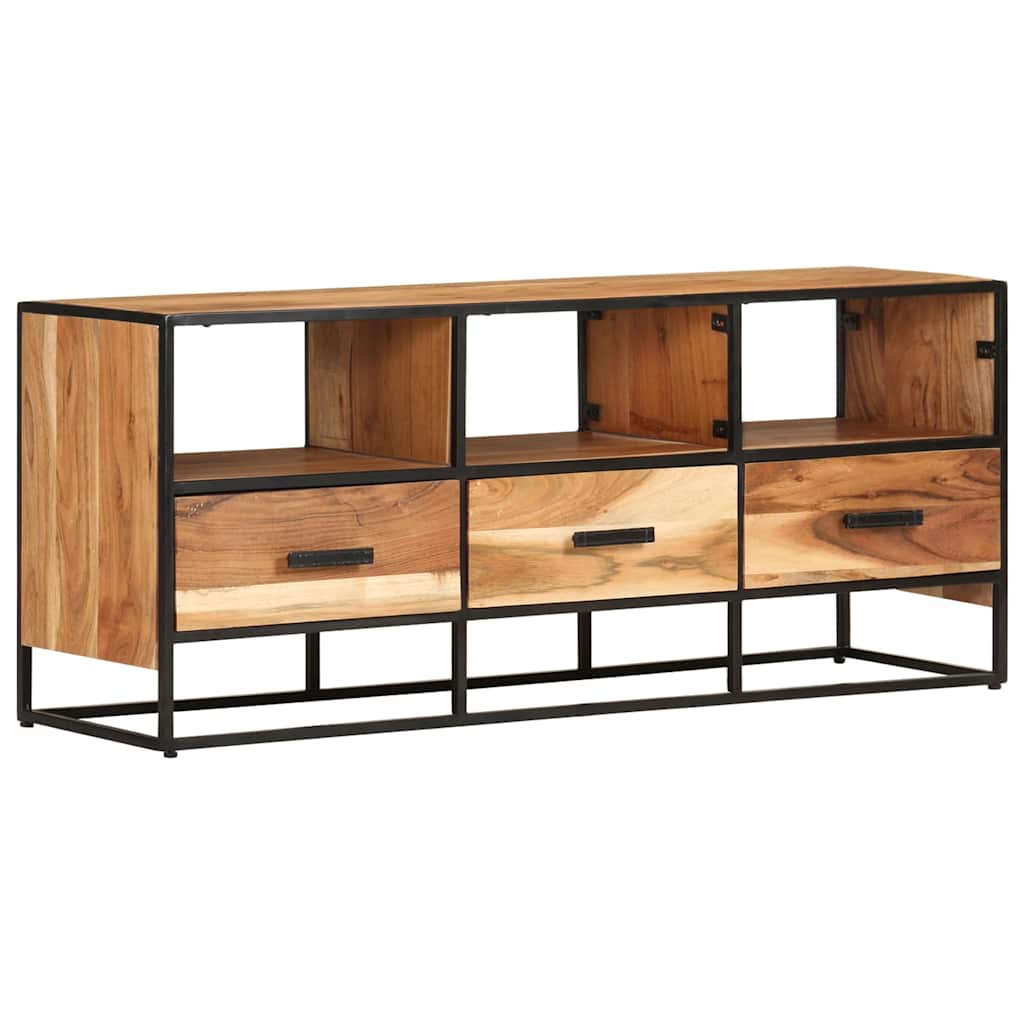 TV Cabinet 110x30x45 cm Solid Acacia Wood