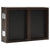 Trifold Photo Frame Collage Dark Brown 28x18 cm+2x(13x18 cm)