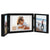 Trifold Photo Frame Collage Black 28x18 cm+2x(13x18 cm)