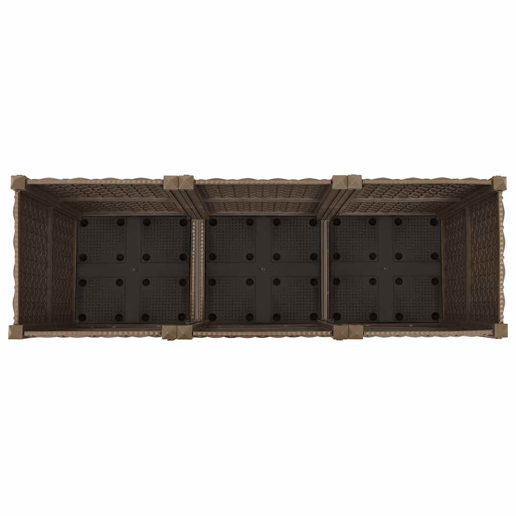 Raised Bed 120x40x38 cm Polypropylene