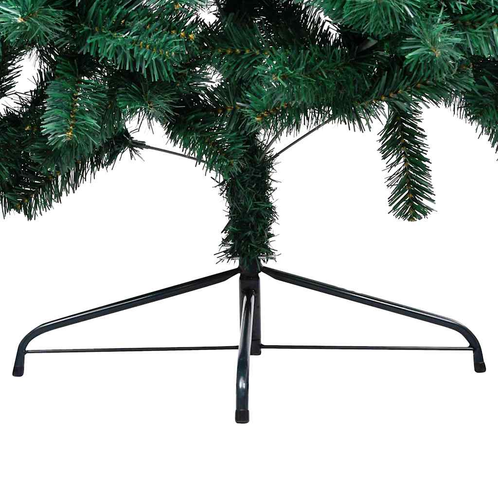 Artificial Half Pre-lit Christmas Tree with St& Green 180 cm