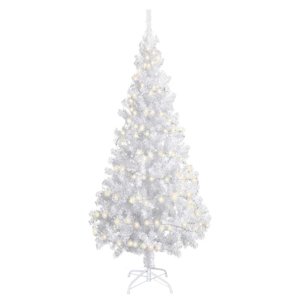 Artificial Pre-lit Christmas Tree with Stand 180cm 620 Branches