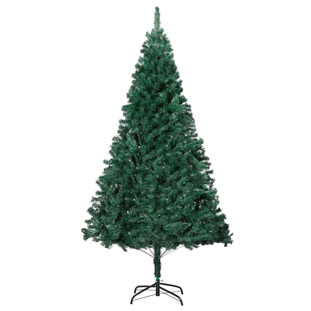 Artificial Pre-lit Christmas Tree Thick Branches Green 120 cm