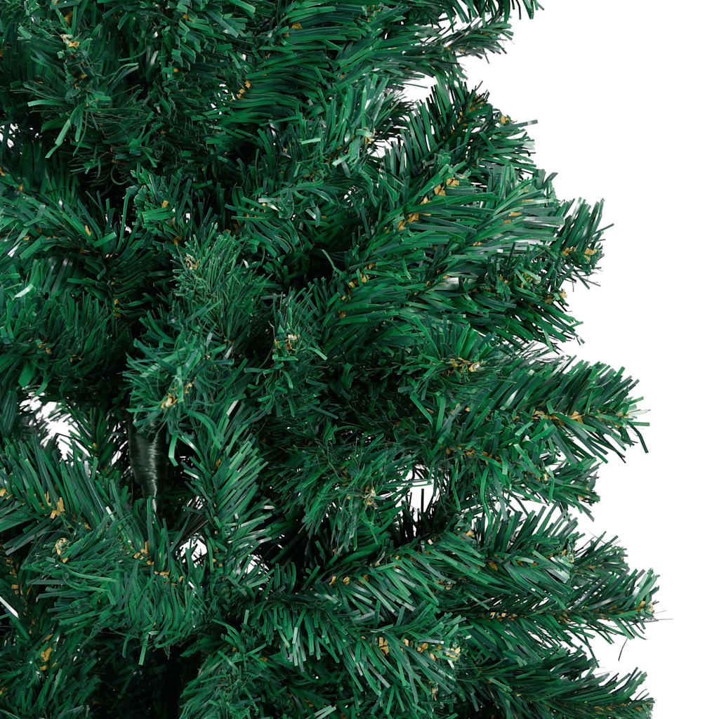 Artificial Pre-lit Christmas Tree Thick Branches Green 120 cm