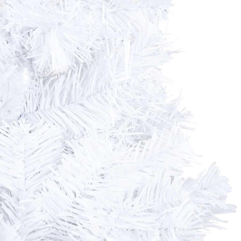Artificial Pre-lit Christmas Tree with Thick Branches White 180 cm