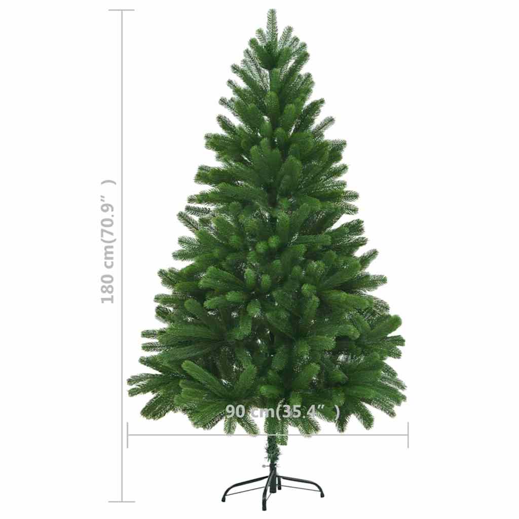 Artificial Pre-lit Christmas Tree 180 cm Green
