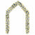 Christmas Garland with LEDs&Flocked Snow Green 20 m PVC