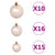 Artificial Pre-lit Christmas Tree with Ball Set Green 210 cm PVC