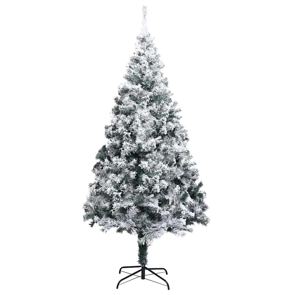 Artificial Pre-lit Christmas Tree with Ball Set Green 240 cm PVC