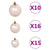 Artificial Pre-lit Christmas Tree with Ball Set Green 240 cm PVC