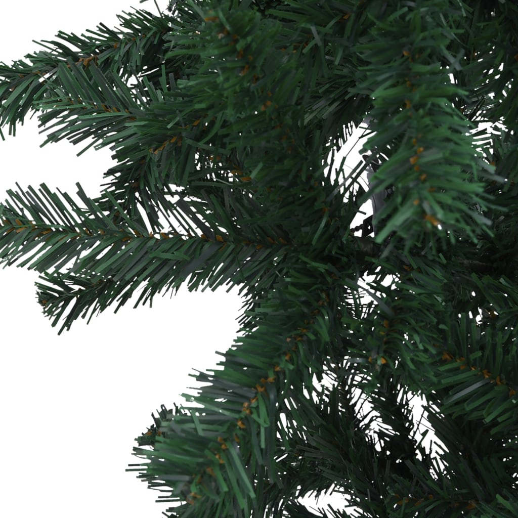 Upside-down Artificial Pre-lit Christmas Tree Green 120 cm