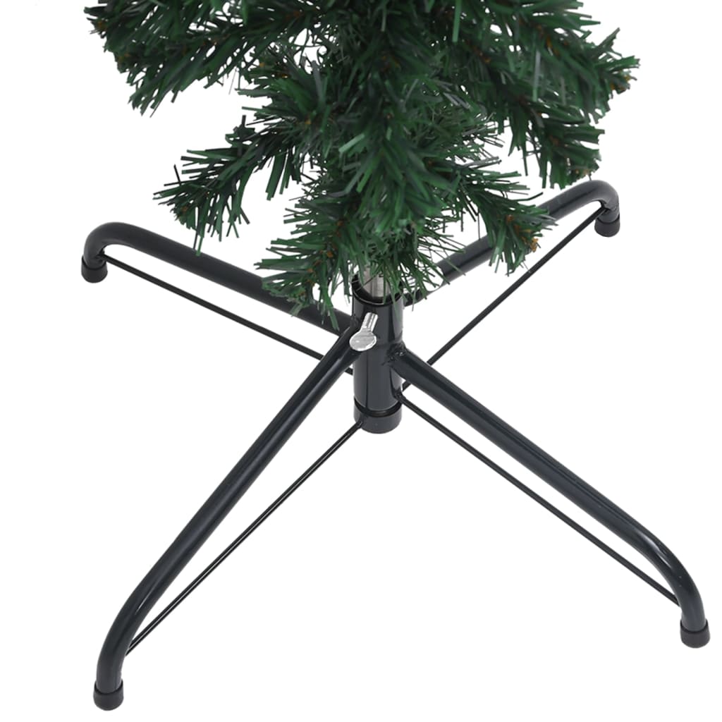 Upside-down Artificial Pre-lit Christmas Tree Green 180 cm