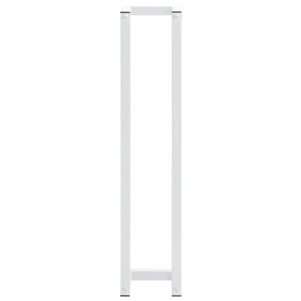 Towel Rack White 12.5x12.5x60 cm Steel