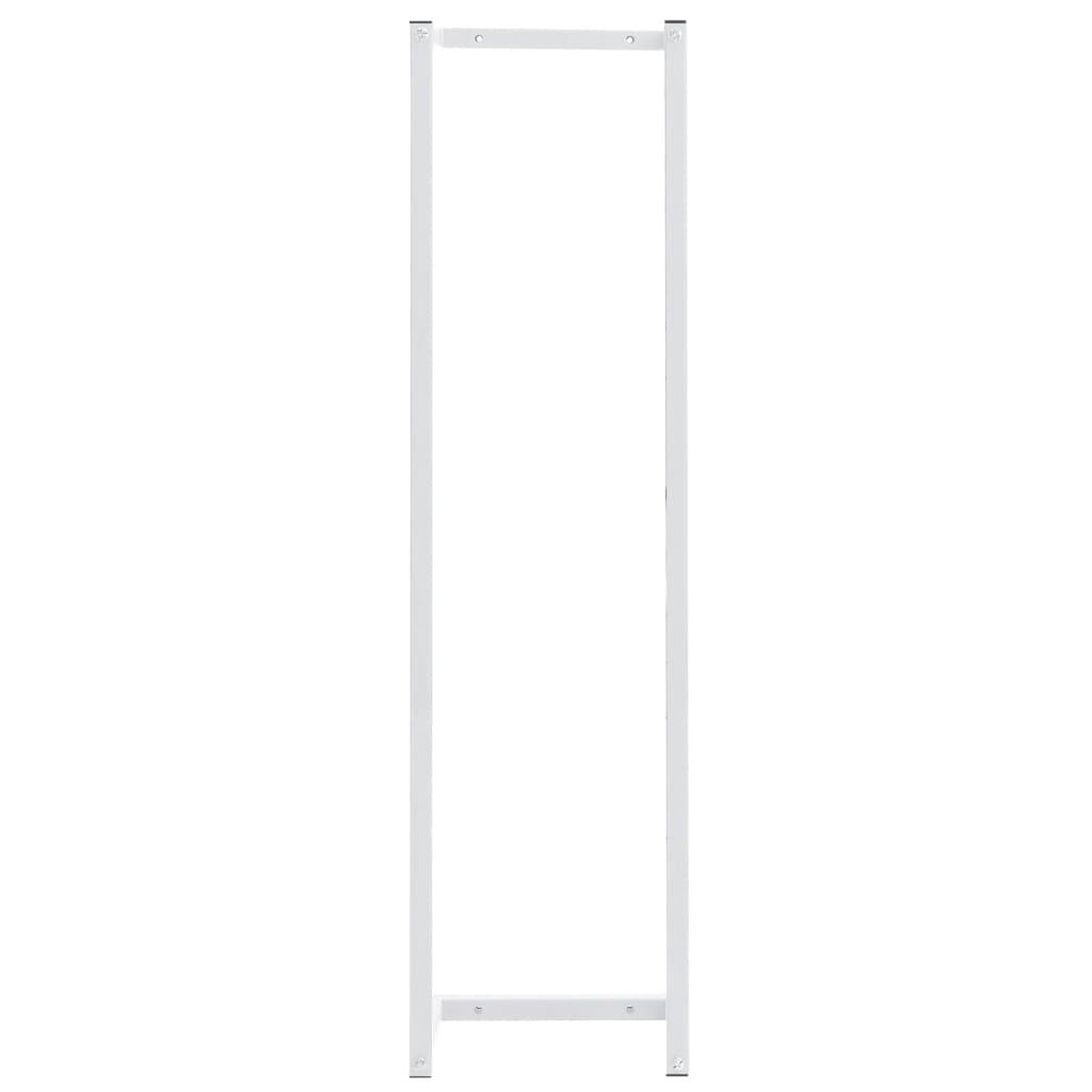 Towel Rack White 25x20x95 cm Steel