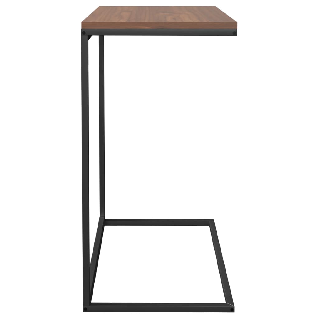 Side Table Black 55x35x66 cm Engineered Wood