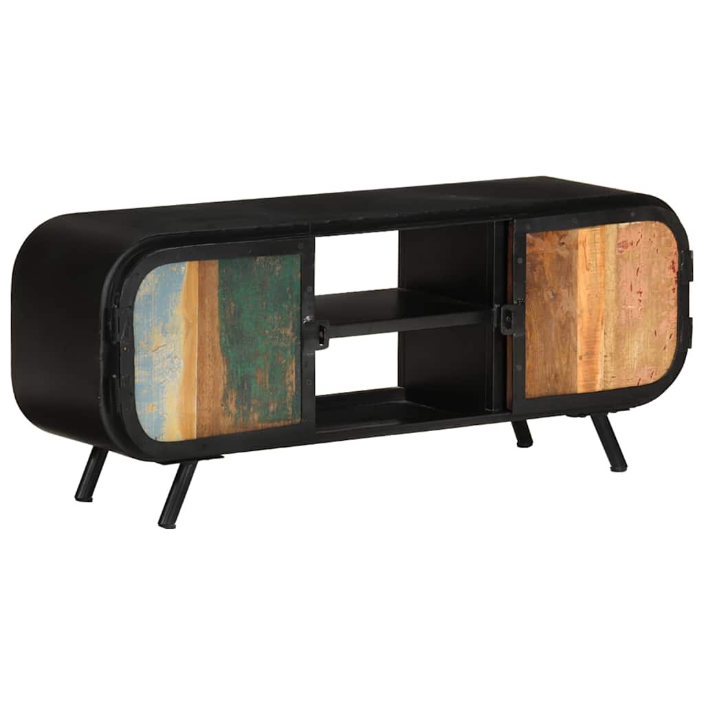 TV Cabinet 110x30x45 cm Solid Reclaimed Wood