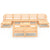 10 Piece Garden Lounge Set Solid Pinewood