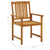 Garden Chairs with Cushions 6 pcs Solid Wood Acacia