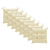 Folding Outdoor Chairs 8 pcs with Cushions Solid Acacia Wood