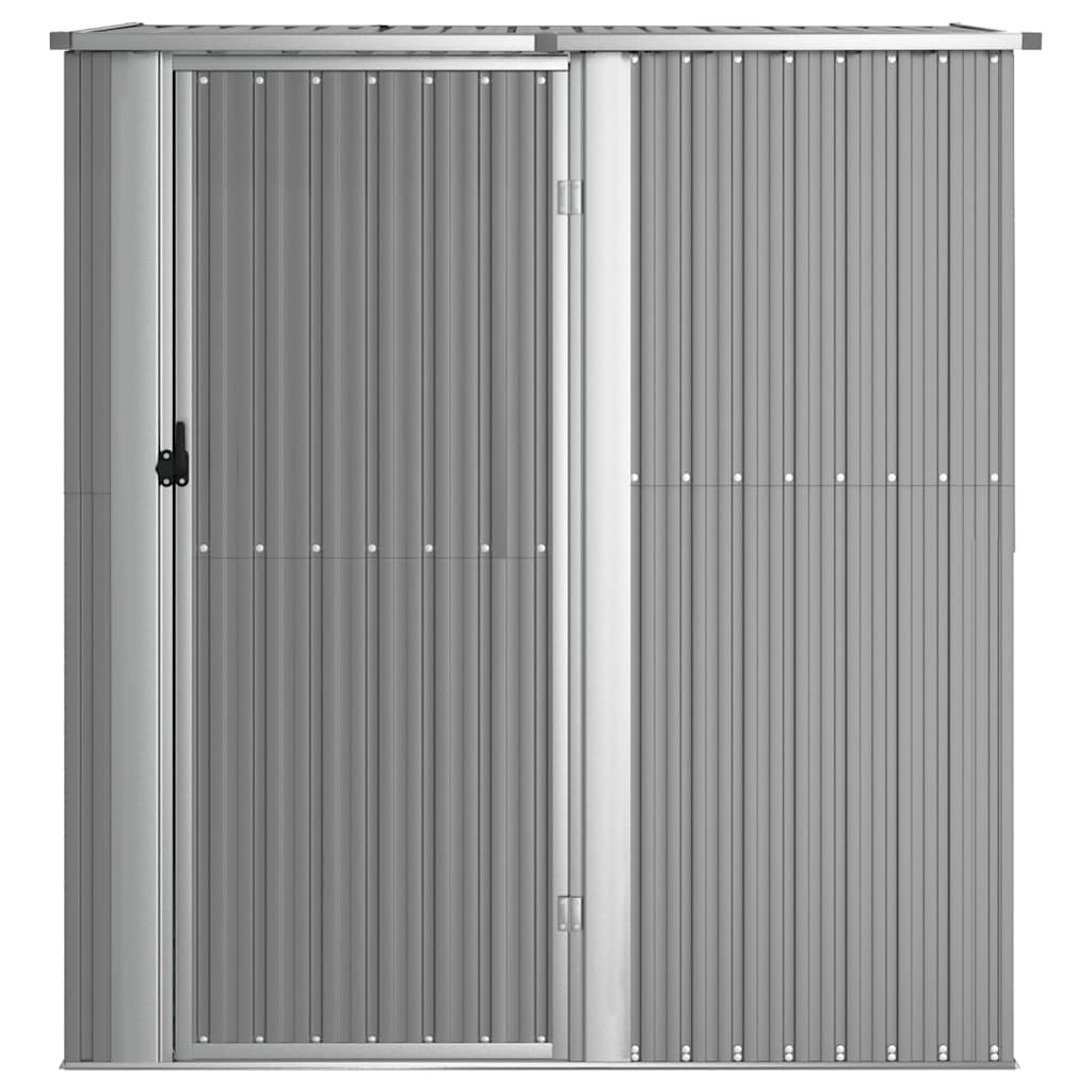Garden Shed Grey 180.5x97x209.5 cm Galvanised Steel