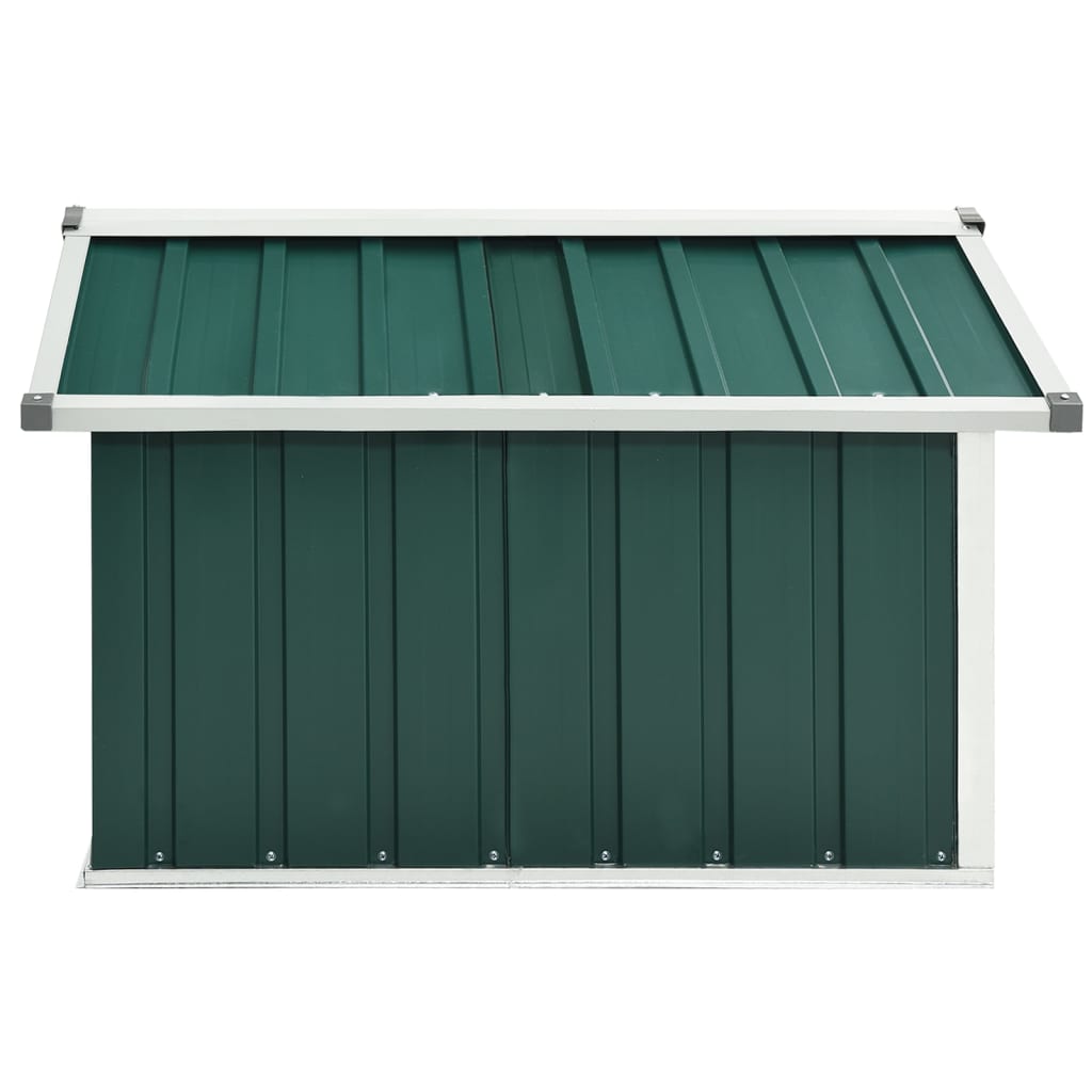 Garden Robot Lawnmower Shed 92x97x63 cm Galvanised Steel Green