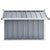 Garden Robot Lawnmower Shed 92x97x63 cm Galvanised Steel Grey