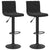 Bar Stools 2 pcs Black Velvet