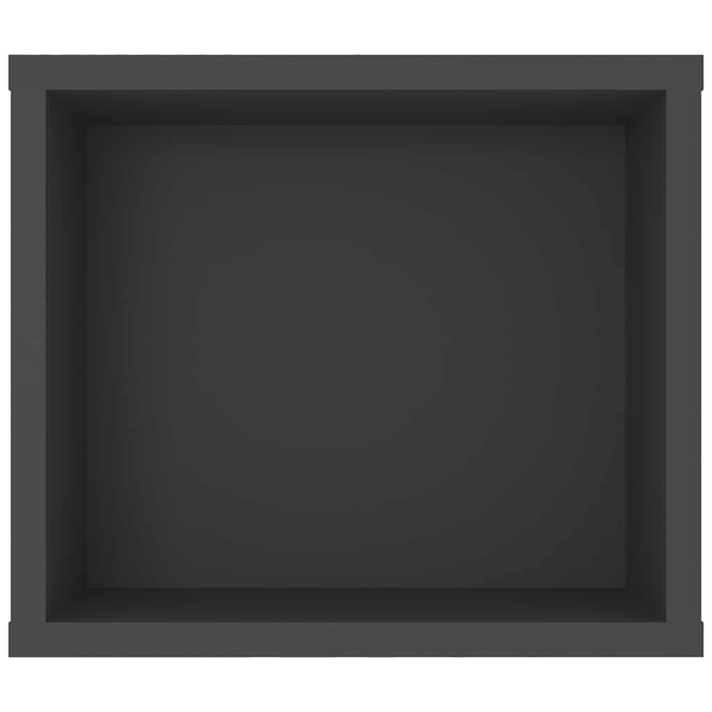 Hanging TV Cabinet Grey 100x30x26.5 cm Engineered Wood
