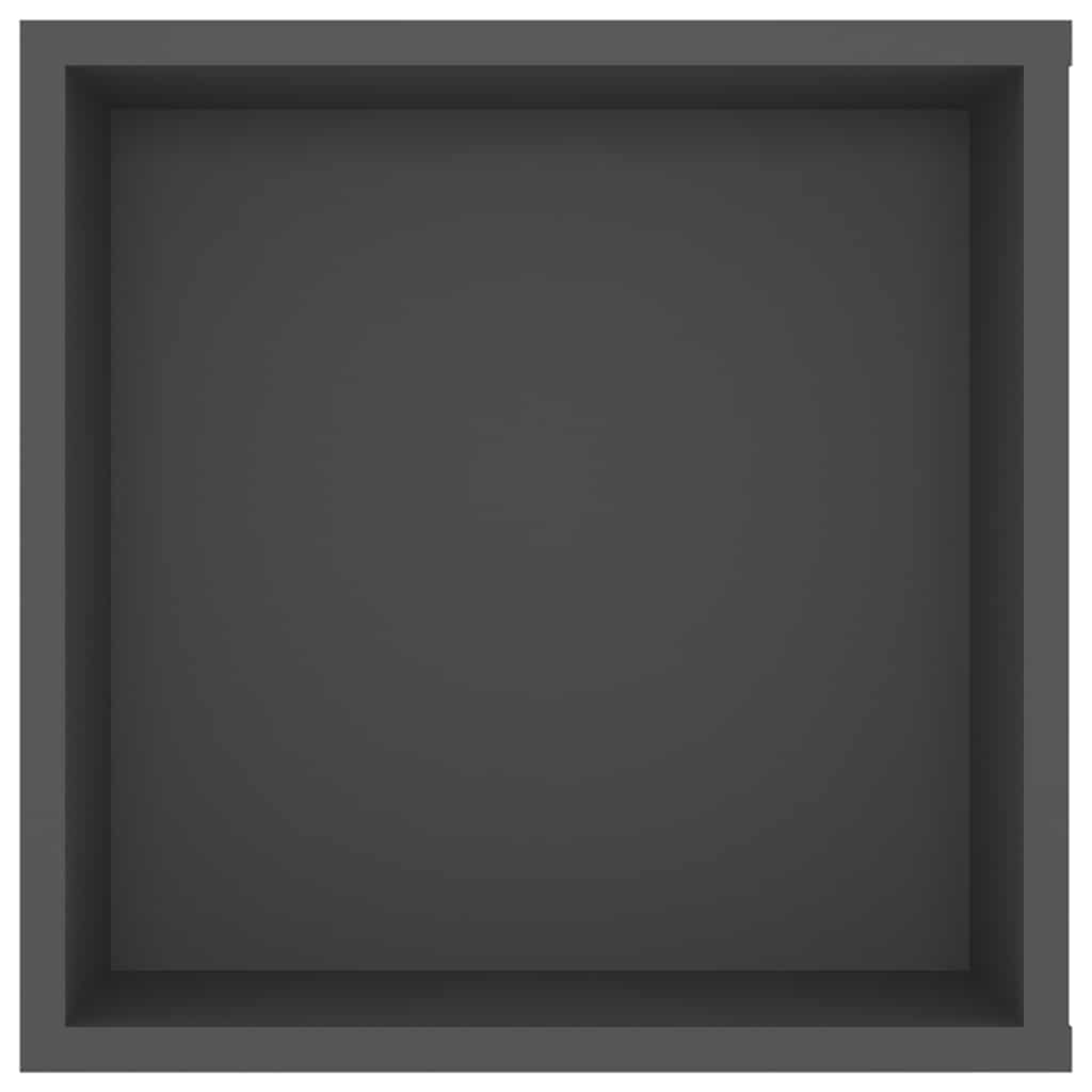 Wall-Mounted TV Cabinet Grey 102x35x35 cm Engineered Wood