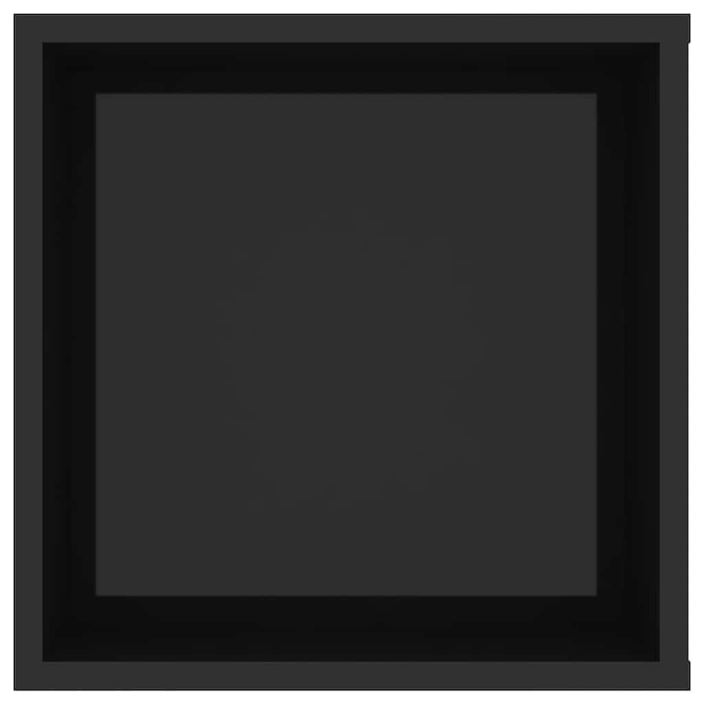 Wall-Mounted TV Cabinet High Gloss Black 102x35x35 cm Engineered Wood