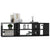 Wall Shelf High Gloss Black 102x30x29 cm Engineered Wood