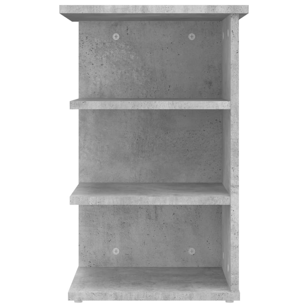 Side Cabinet Concrete Grey 35x35x55 cm Engineered Wood