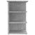 Side Cabinet Concrete Grey 35x35x55 cm Engineered Wood