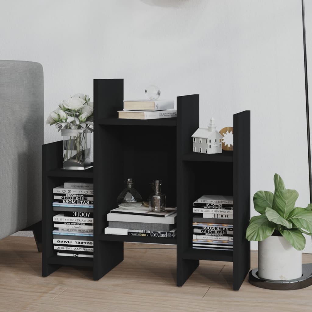 Side Cabinet Black 60x26x60 cm Engineered Wood