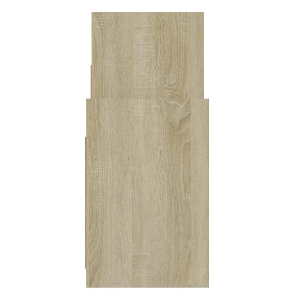Side Cabinet Sonoma Oak 60x26x60 cm Engineered Wood