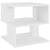 Side Table White 40x40x40 cm Engineered Wood