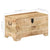 Storage Chest Solid Rough Mango Wood