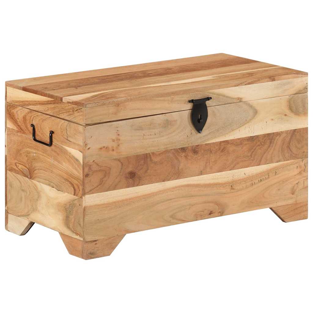 Storage Chest Solid Acacia Wood