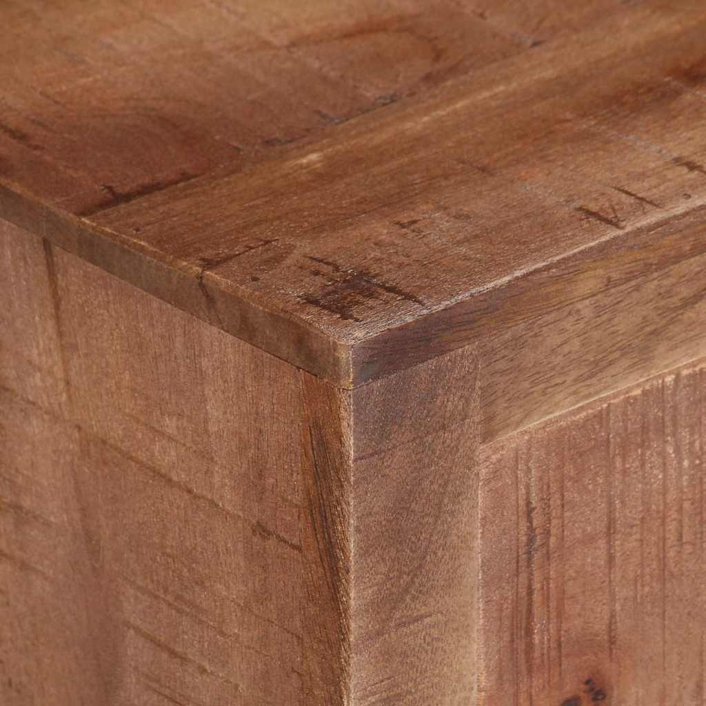 TV Cabinet 110x30x40 cm Rough Mango Wood