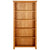 5-Tier Bookcase 70x22x140 cm Solid Oak Wood