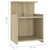 Bed Cabinets 2 pcs Sonoma Oak 40x35x60 cm Engineered Wood