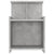 Bed Cabinet Concrete Grey 40x35x60 cm Engineered Wood