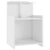 Bed Cabinet High Gloss White 40x35x60 cm Engineered Wood