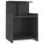 Bed Cabinets 2 pcs High Gloss Grey 40x35x60 cm Engineered Wood