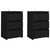 Bed Cabinets 2 pcs Black 40x35x62.5 cm Engineered Wood