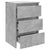 Bed Cabinets 2 pcs Concrete Grey 40x35x62.5 cm Engineered Wood