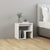 Bed Cabinet White 40x30x40 cm Engineered Wood