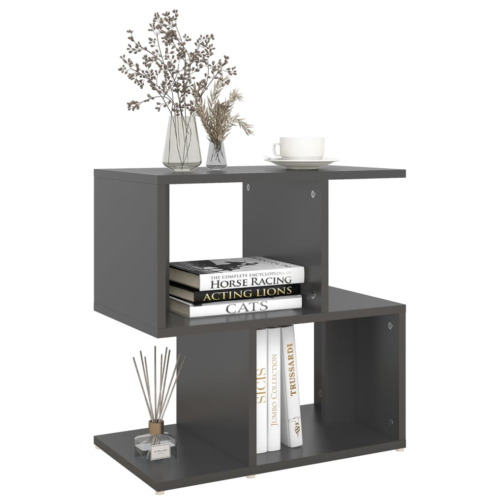 Bedside Cabinets 2 pcs Grey 50x30x51.5 cm Engineered Wood
