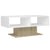 Coffee Table White and Sonoma Oak 103.5x50x44.5 cm Engineered Wood